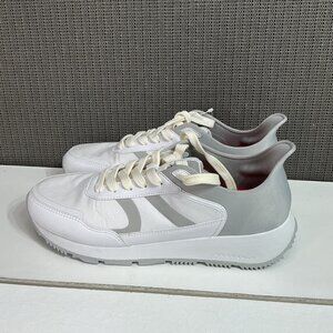 Redvanly Men's Challenge Golf Sneakers Size 12 White & Gray Wind/Water Resistant